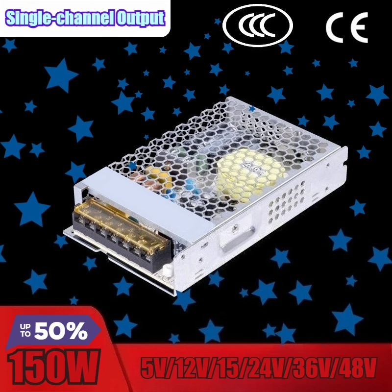 

150W 24V Single-channel Output DC Power Supply,For Massage Chair and 3D Printer