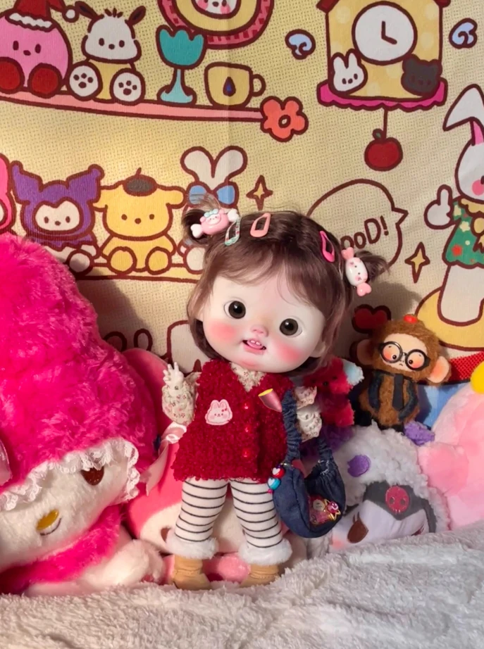 L01-X003 ألعاب أطفال 1/6 gl BJD DD SD MSD دمية أحذية الشتاء الأبيض الوردي الثلوج مشعر الأحذية 1 زوج