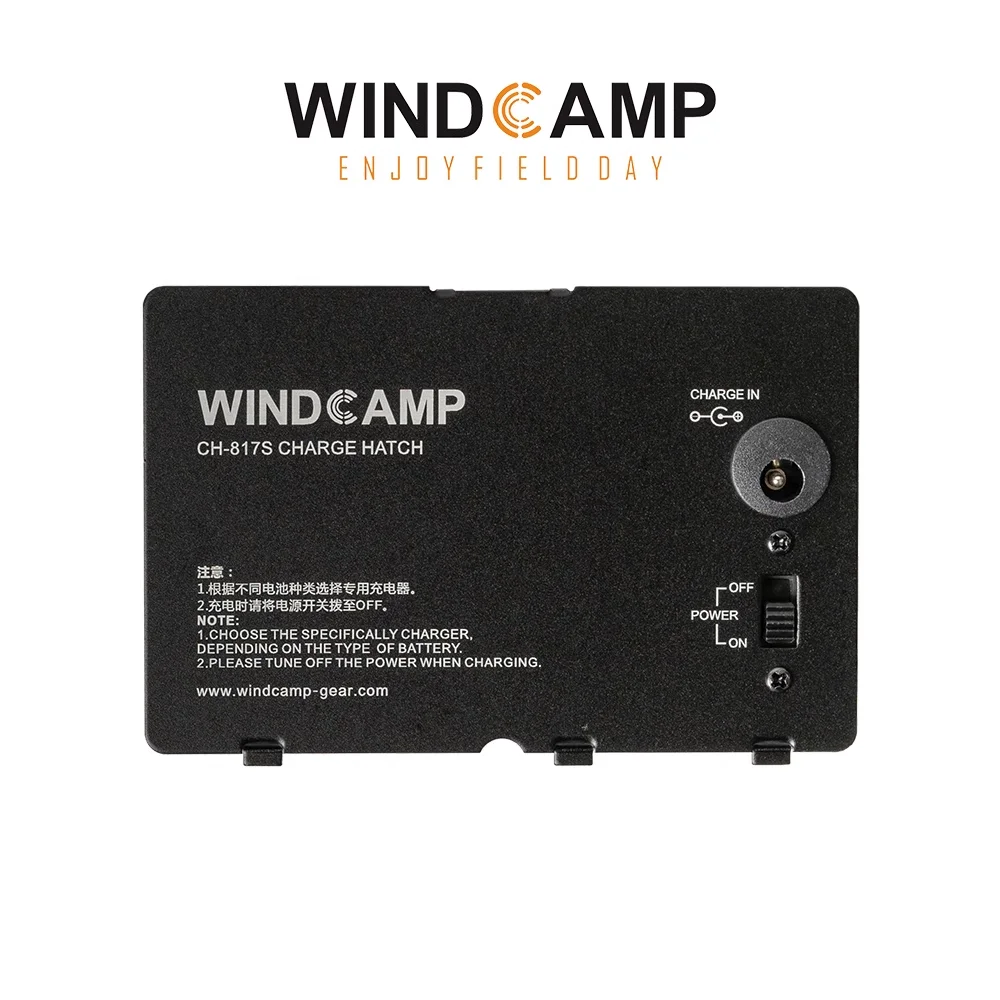 WINDCAMP-Bateria de lítio embutida, tampa da baía de carregamento (CH-817S) YAESU, exclusivo para oito continentes, FT-818