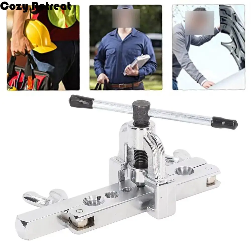 

Metric/Inch Copper Tube Expander Silver Multifunction Tubing Pipe Expander Pipe Flaring Tool 45 Degree Copper Pipe Reamer