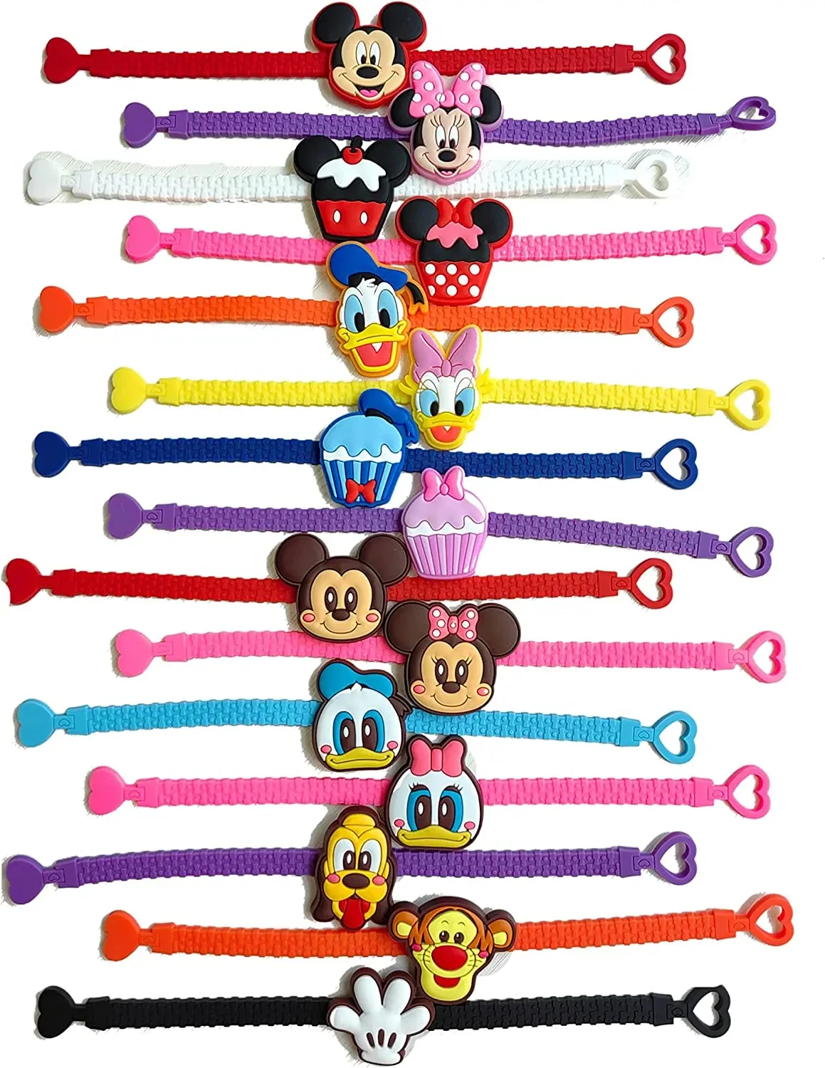 Mickey Minnie Mouse Party Gift 18.5cm Bracelet for Birthday Party Supplies Gifts Guests Favors Dinosaur Bracelet Lovers Gifts