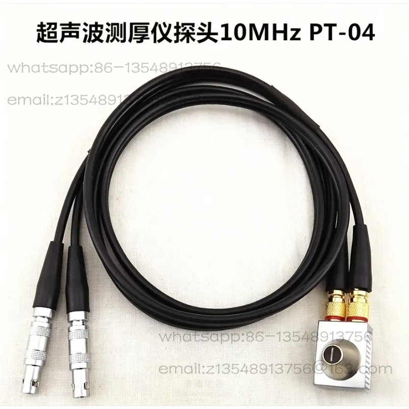 

Ультразвуковой датчик толщины 10 МГц PT04, высокочастотный микропроволочный толщиномер для металла DA312