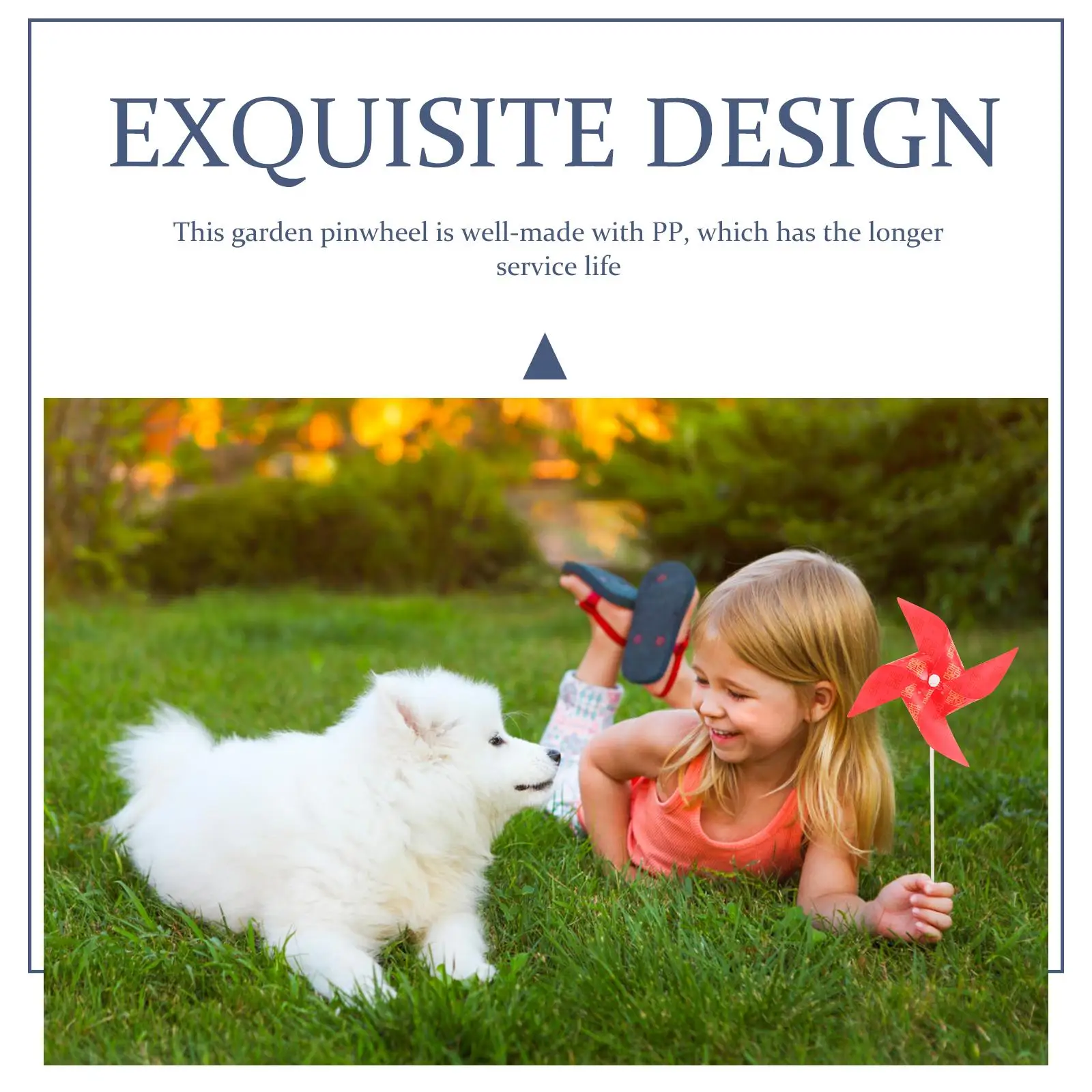 

10 Pcs Windmill String Pinwheels Bright Colors Unique Design Outdoor Decor DIY Paper Plastic Garden Wedding