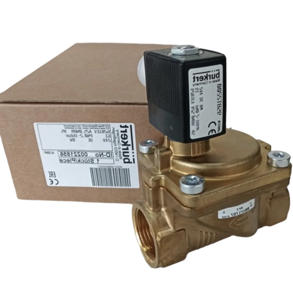 6281 Series Burkert Solenoid Valve 00221853 G1 2/2 Normally Closed 20.0 Flow Hole 00221854 00221855