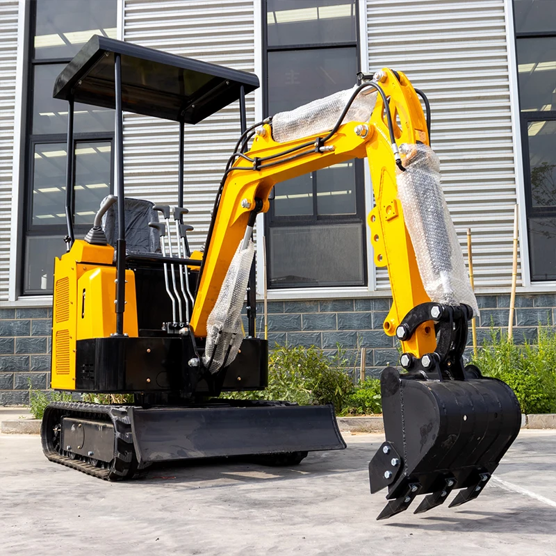 Multifunctional Cab Backhoe Loader Customize Construction Tools 1Ton Excavators EPA EURO5 Engine Home Garden Accessories Tool