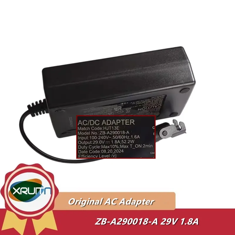 Original ZB-A290018-A HJT13E AC DC Adapter Charger 29V 1.8A 52.2W Transformer forReclining Chair Sofa Power Supply