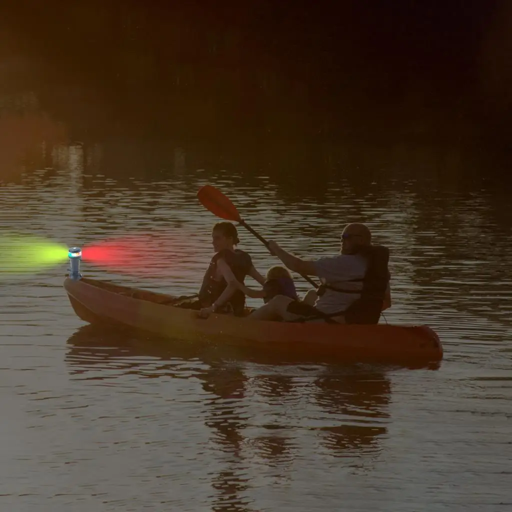 Boat Kayak Portable Navigation Folding Type Led Light Red Green Multi Color Adaptors Multi-Function Installation  AA Batteries