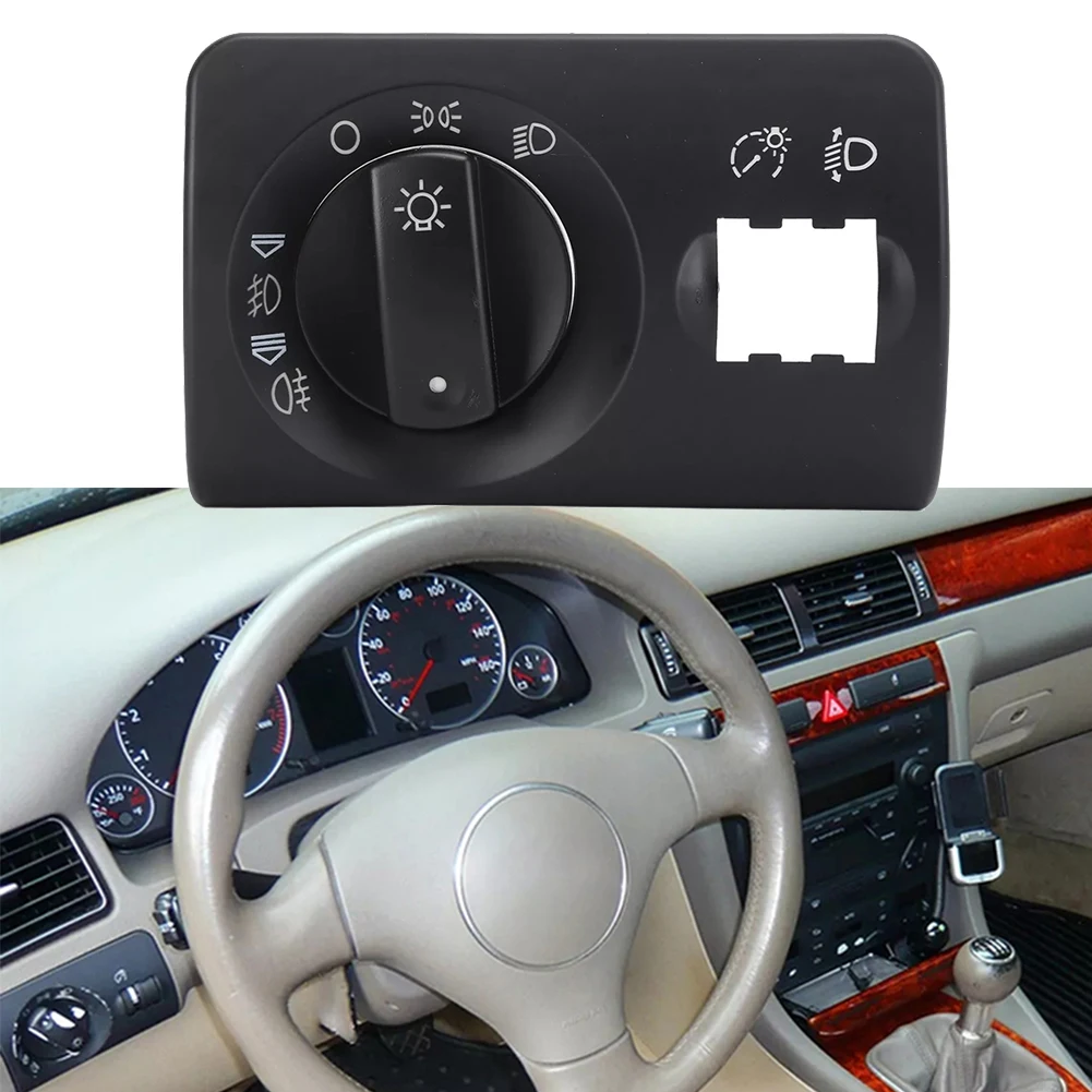 Car Headlight Fog Light Switch Cover Control Knob 4B1941531F For A6 4B C5 Headlamp Fog Light Switch Cover Trim