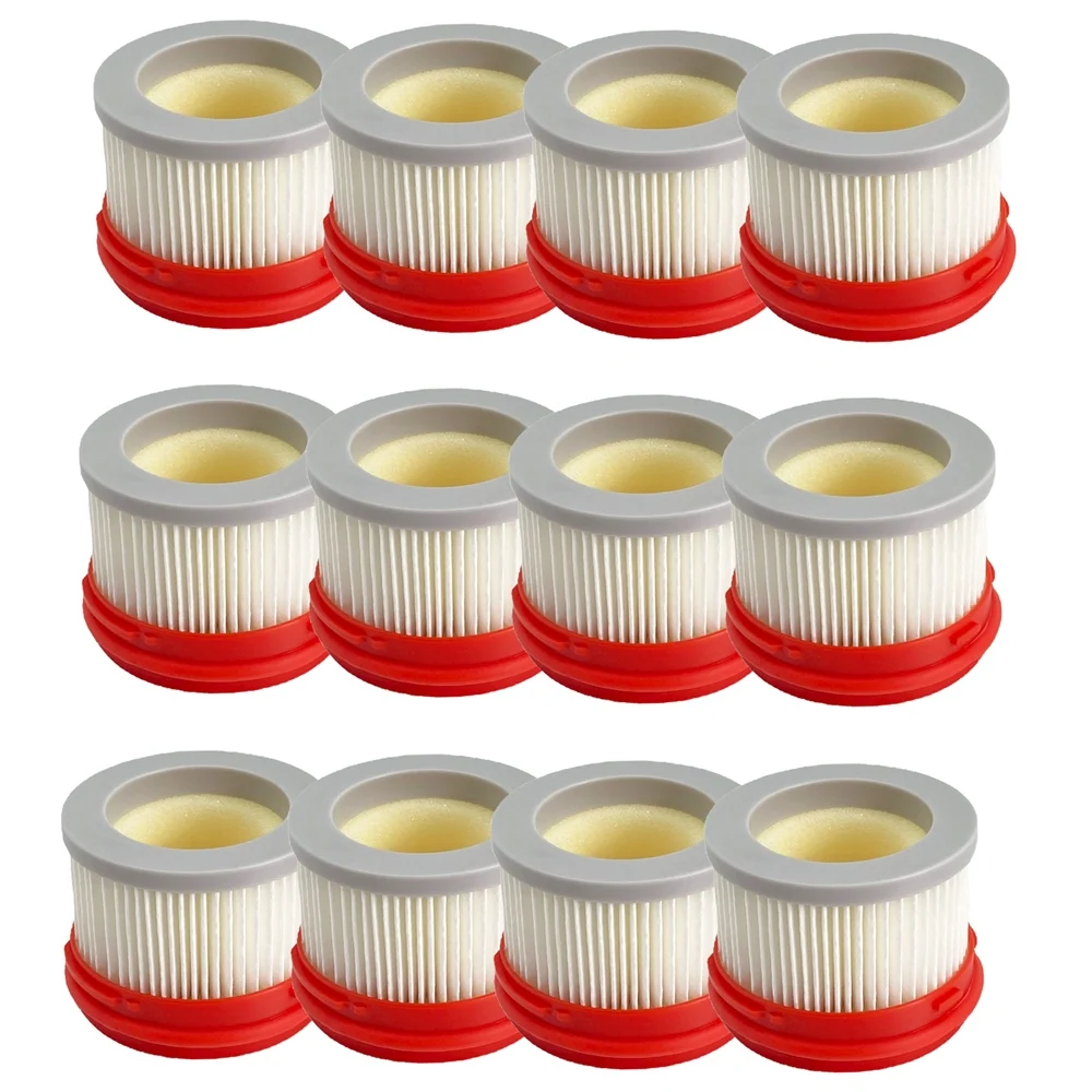 Compatible for Xiaomi Dreame V10 V9B V9 Uplary Cleaner Hepa Filter 12 Pcs