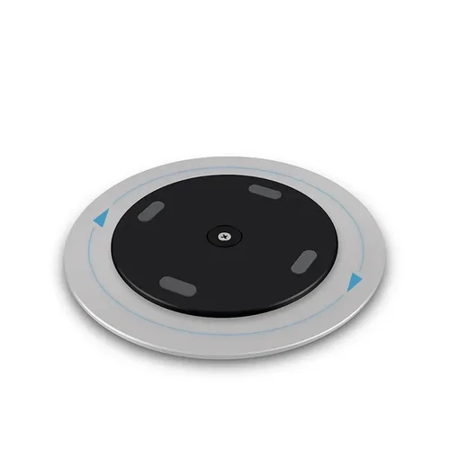 Imagen 2 del producto Base de pantalla LCD para monitor de ordenador, bandeja de estante universal de 360 grados, base giratoria de aleación de aluminio, soporte para chasis