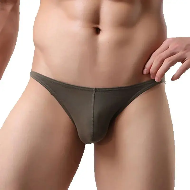 

Мужские хлопковые трусы-бикини с низкой посадкой, облегающие, дышащие, сексуальные, с тонким краем, горячая новинка