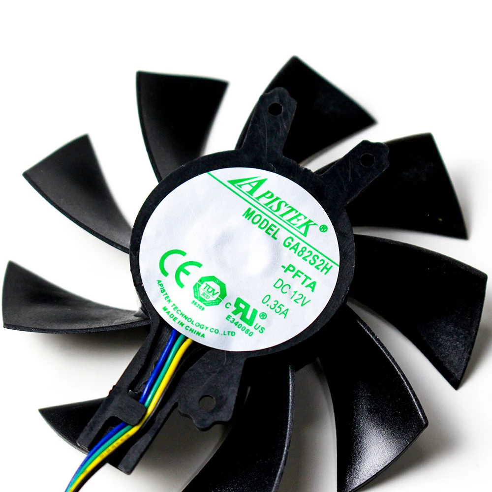 GA82S2H-PFTA Reemplazo del ventilador de refrigeración de la tarjeta gráfica de 65 mm para Zotac GTX 1660 1660 Super 1660 Ti Ventilador enfriador de tarjeta gráfica silencioso