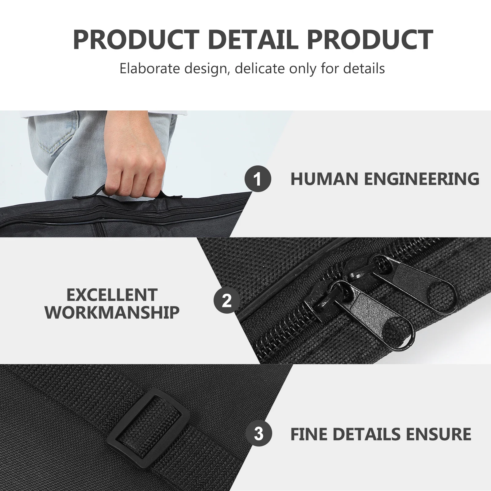

1pc Ukulele Bag Portable Lightweight Waterproof Storage Bag For Ukulele Black With Fine Workmanship For Gift Travel