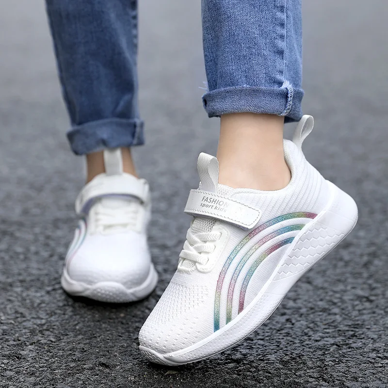 Brand Girls Sneakers Outdoor Kids Non-slip Running Shoes Children Shoes Summer Breathable Tenis Infantil School Sports Shoes