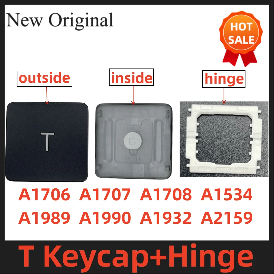 

T KeyCap for MacBook Pro Retina A1708 A1706 A1707 A1989 A1990 A1534 A2159 A1534 Keyboard Case Key Cap keys with hinge