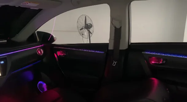 Upgrade Symphony Led Car Interior Ambient Lighting Tweeter for  Strip Decoration Accessories