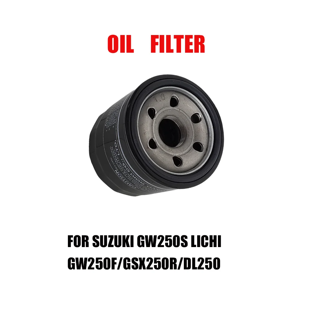 Para Suzuki GW250S Lichi GW250F/GSX250R/DL250 accesorios de motocicleta filtro de aceite