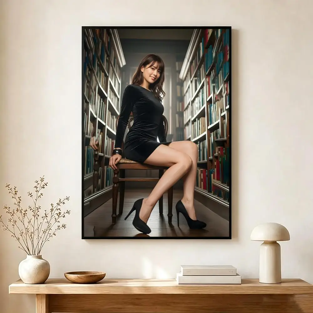 Adult Actress M-Misaki Yumi Poster Wall Art Print Decorative Mural Home Decor Gift Unframed