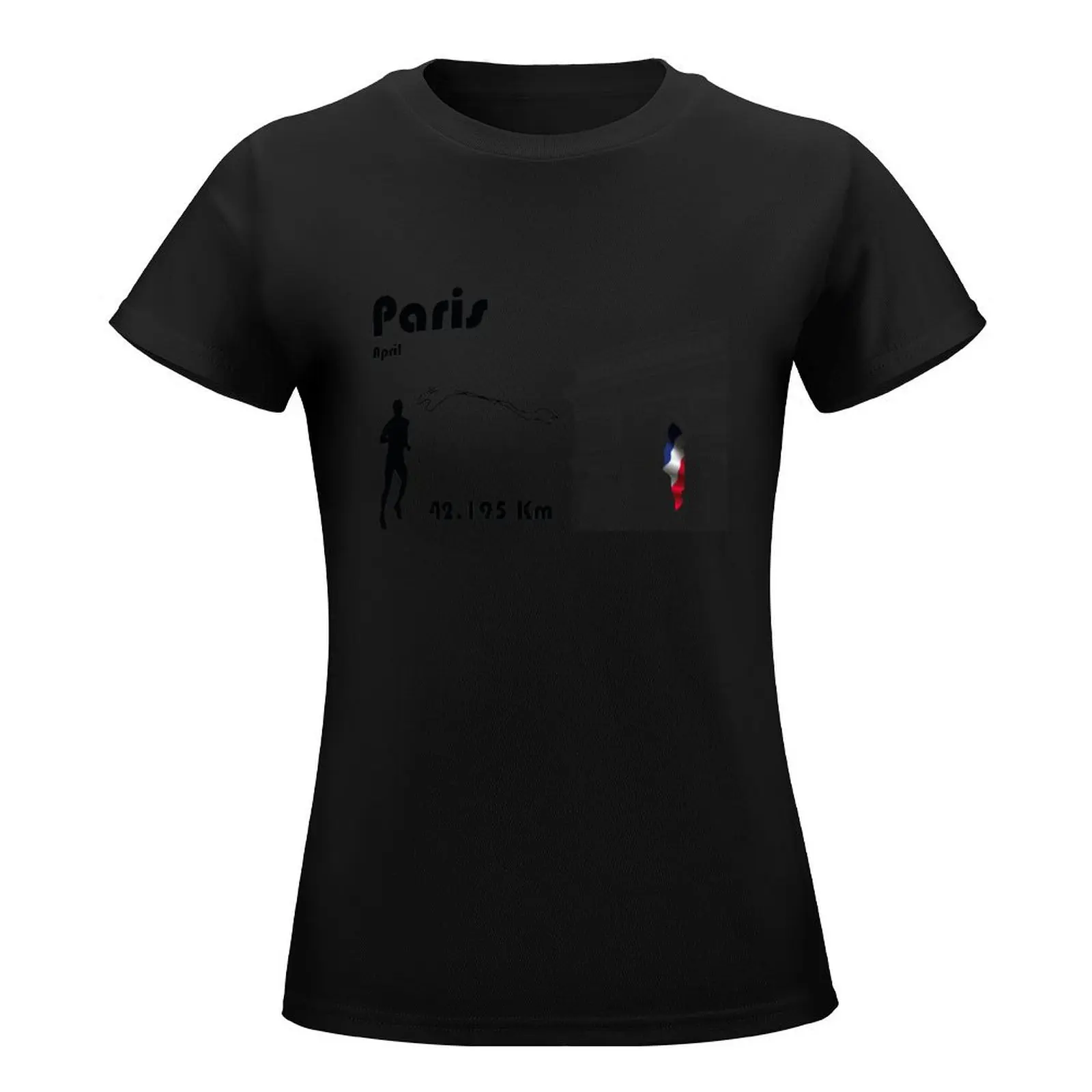 Paris marathon T-Shirt plus sizes cute clothes tees quick-drying white t-shirts for Women