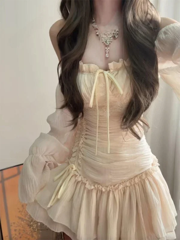 robe-de-princesse-style-ballet-manches-longues-taille-cintree-jupe-bouffante-nouvelle-collection-printemps-automne-style-elegant