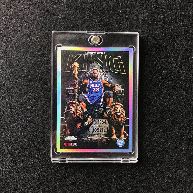2026 Variation Refractor Card Fan‑Made Homemade Basketball Trading Card, 76ers Trail Blazers Themed Collectible Souvenir