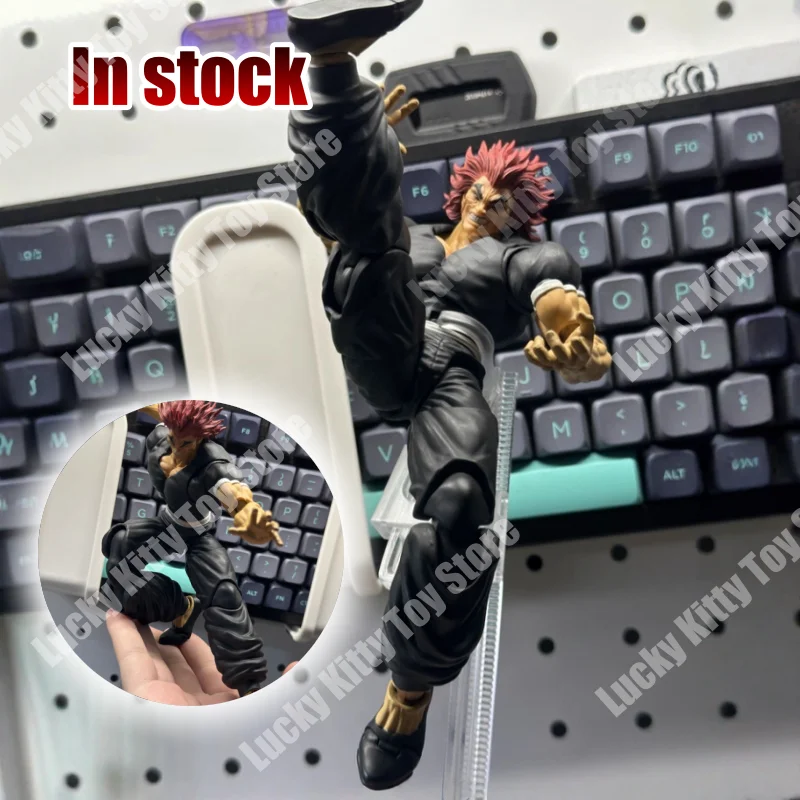 

In Stock Storm Arena Hanma Yujiro Hanma 6 inches 1/12 PVC Anime Figures Model Toys Collect Storm Toys BAKI boy ST Small size