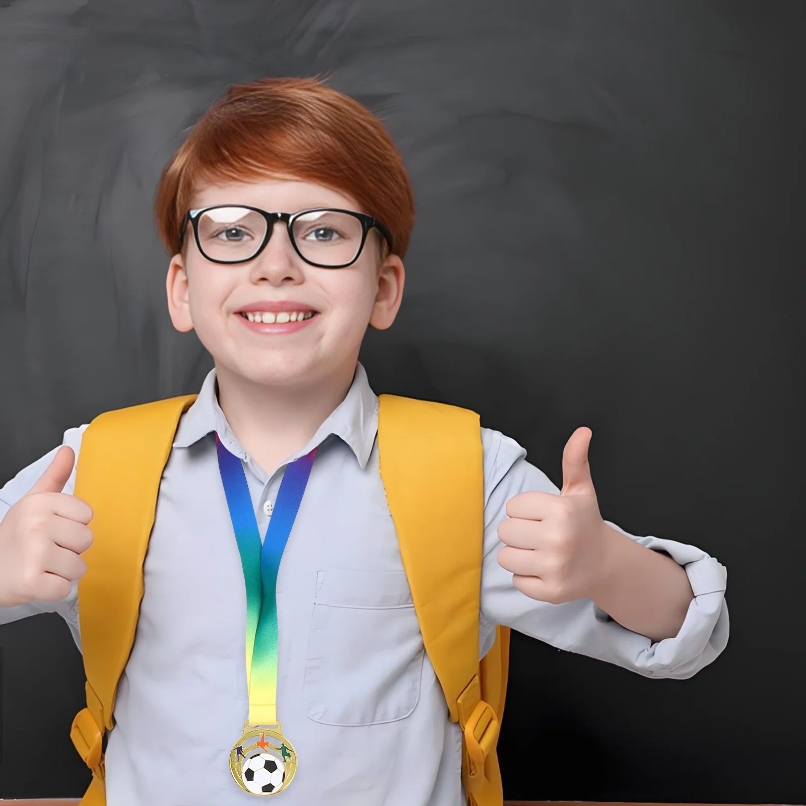 

6pcs Hollow Soccer Medals Zinc Alloy Lightweight Sports Winner Trophy Awards For Party Play Medals Sports Day