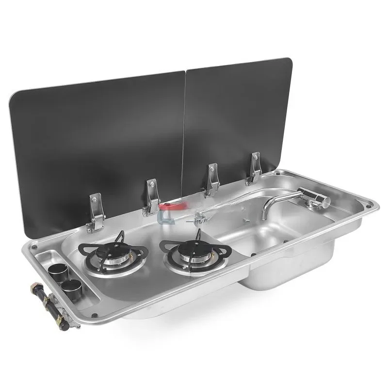

RV sink multi-functional, double stove with vegetable basin, integrated