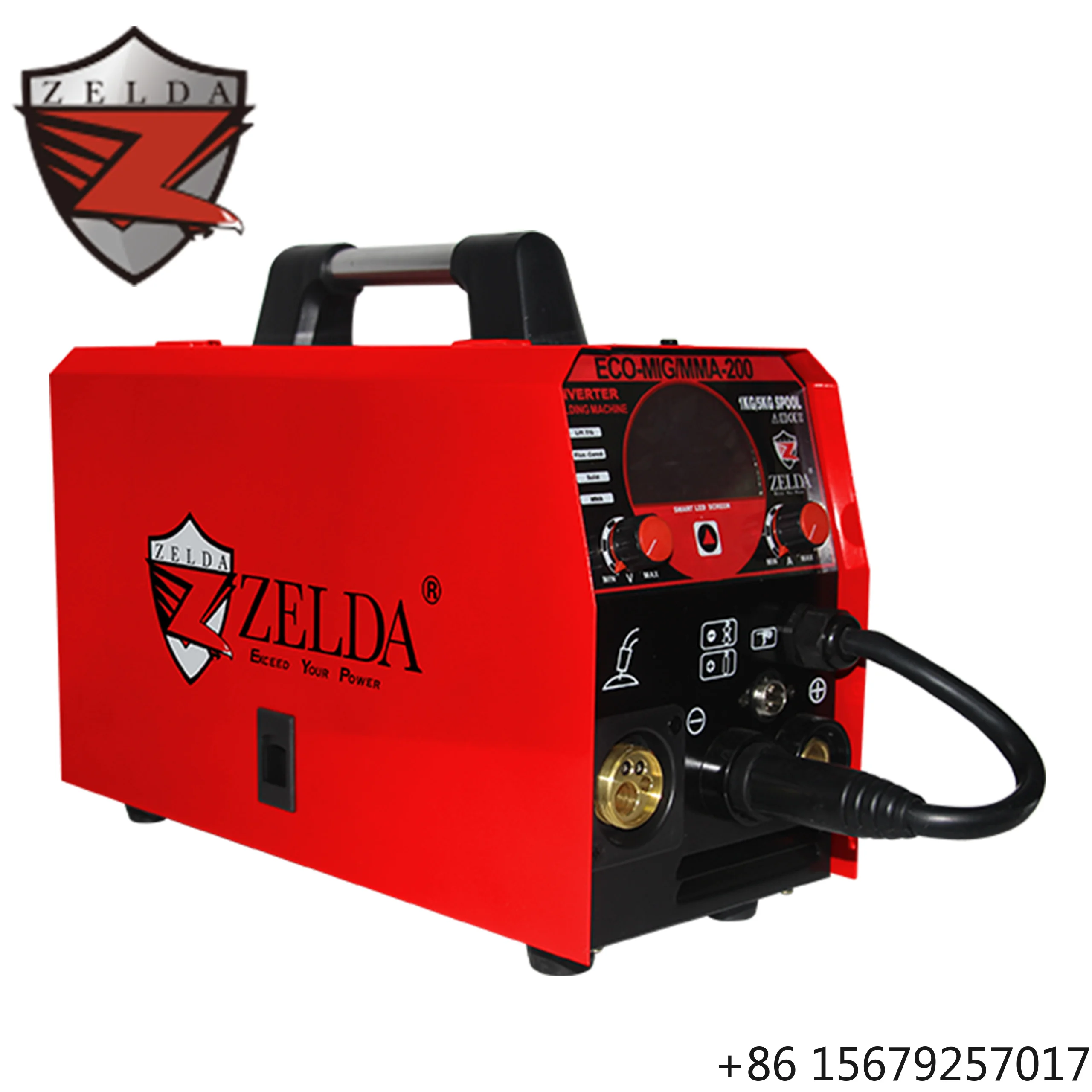 Digital 220v Multifunction 4 in 1 Welding Machine Portable Cheap Mig Welder 200amp Stainless Steel Welder