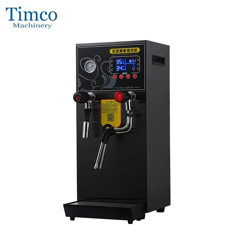 

TIMCO Commercial Water Boiler Steam Foam Dispenser Machine 220V Hot Water Milk Frother Foaming Bubble Tea Dispenser