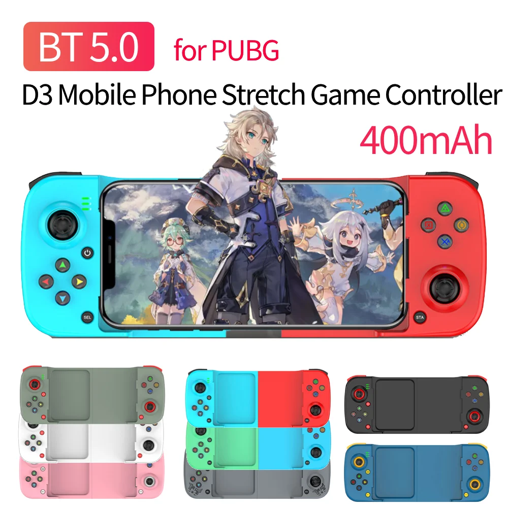 

D3 Mobile Stretch Game Controller 3d Joystick Bluetooth Compatible 5.0 Mobile Game Handle For Switch/Pc/Iphone/ios/Android