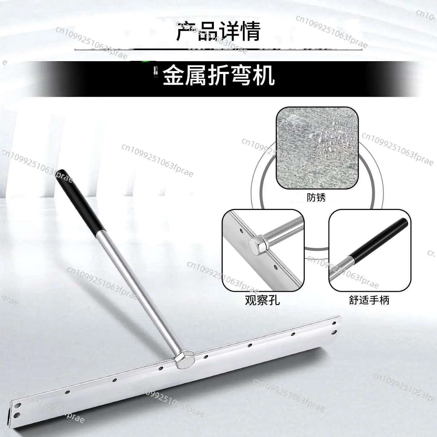 Manual metal folding machine for pipes and roof panels Bendable 24 Ga steel with precise folding depth