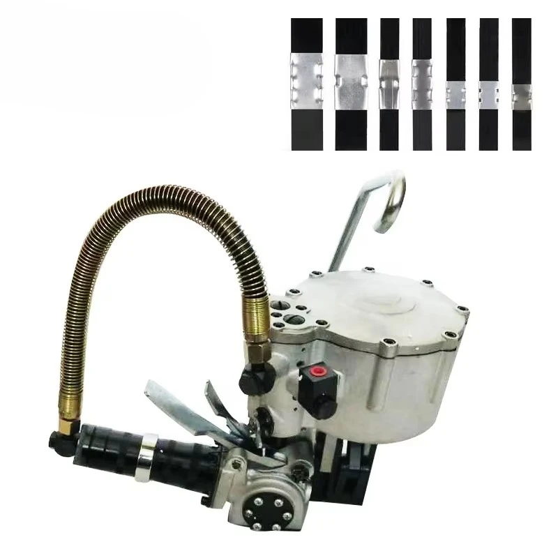MPPK KZ32B/19B Big Tension Hanging Tube Pipe Pneumatic Metal Steel Bar Strapping Tool Machine for 32mm Steel Band