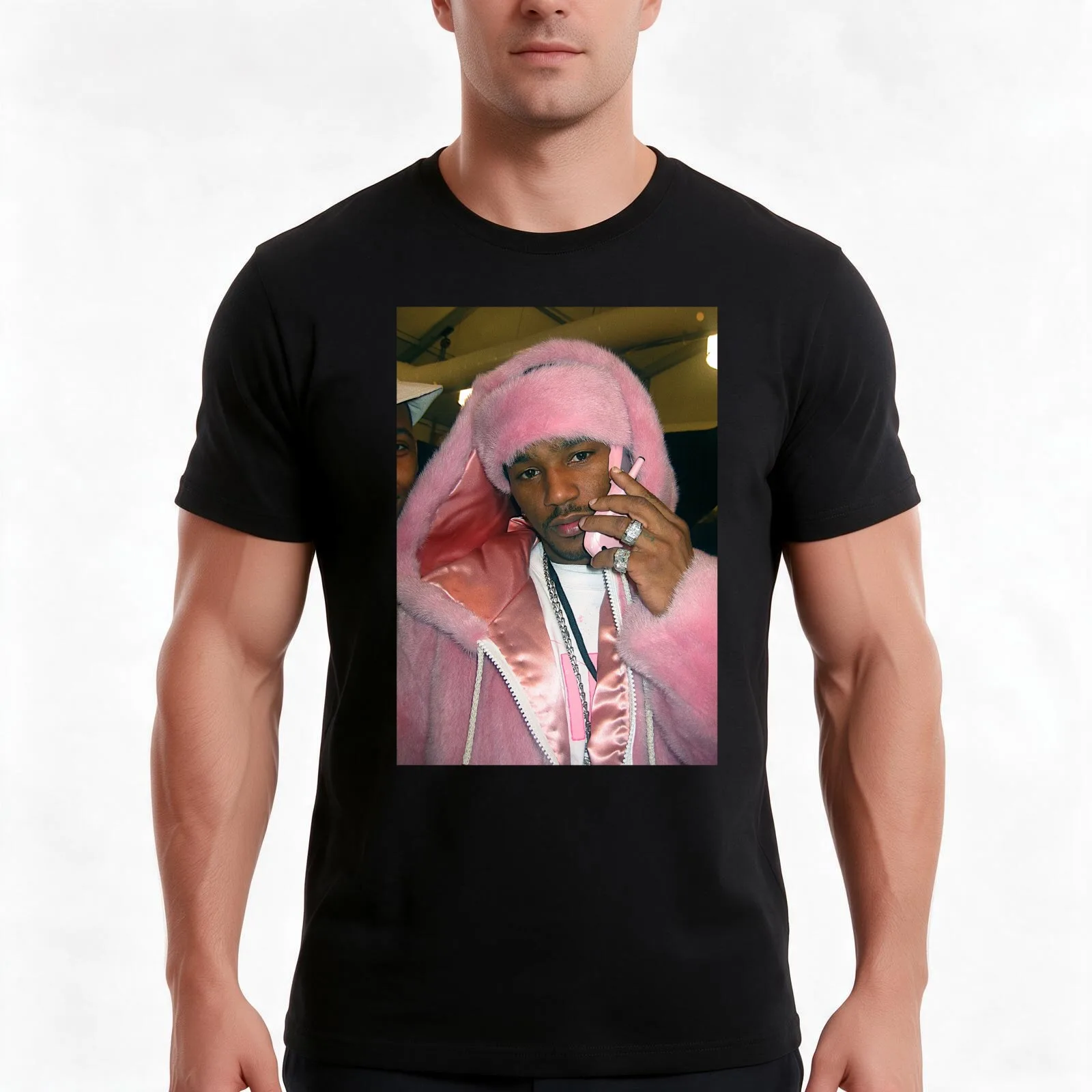 Killa Cam T-Shirt, Summer Casual Cotton Tee, Oversized Streetwear Tops, Vintage Graphic Print, Loose Fit Short Sleeve