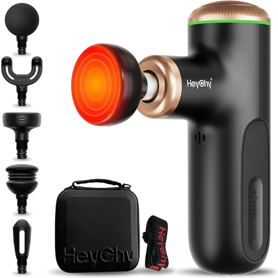 

A1 Super Mini Massage Gun Percussion Deep Tissues Muscle Massager for PostWorkout Recovery TravelFriendly Design with Heat Func