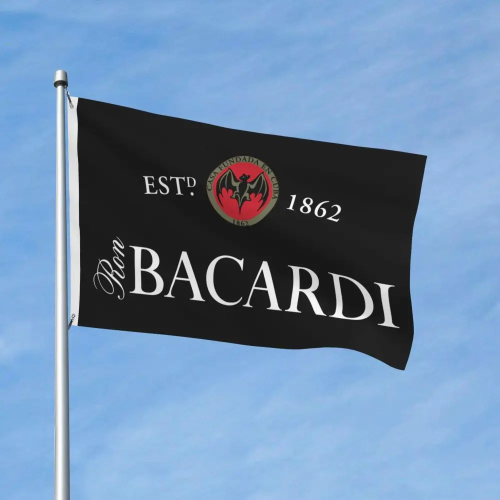 جديد Bacardi جهين راية نسيم العلم حديقة العلم الزخرفية العلم حزب راية 3x5FT (90x150 سنتيمتر) #2