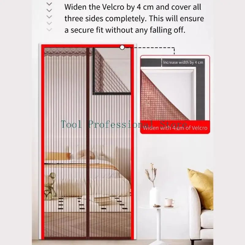 

57QF Elegant Fabric Door Curtain With Tight Weave For Prevention And New Air Stream