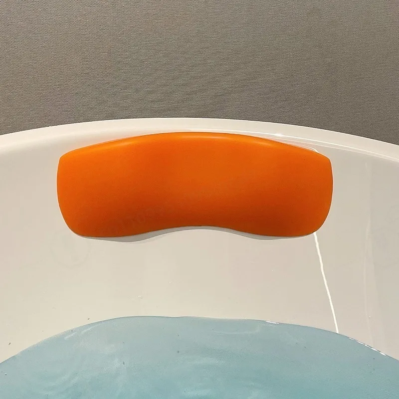 Waterproof Bathtub Pillow Suction Cup Neck Back Support Spa Bath Cushion Universal Tub Accessory
