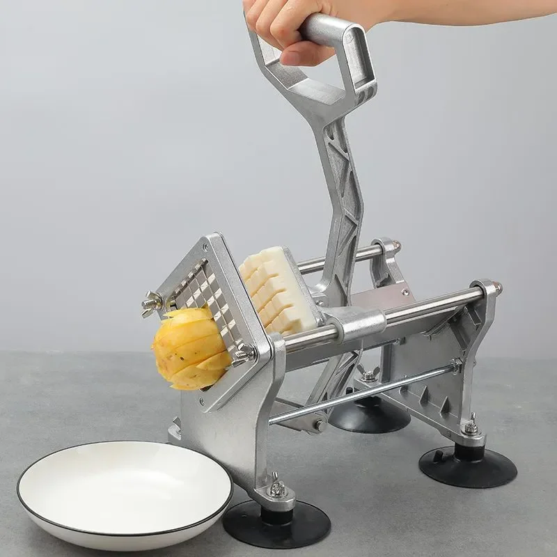 Commercial household French fries machine, slicer, slicer, cutting cucumber, radish, potato, lettuce machine, slicer