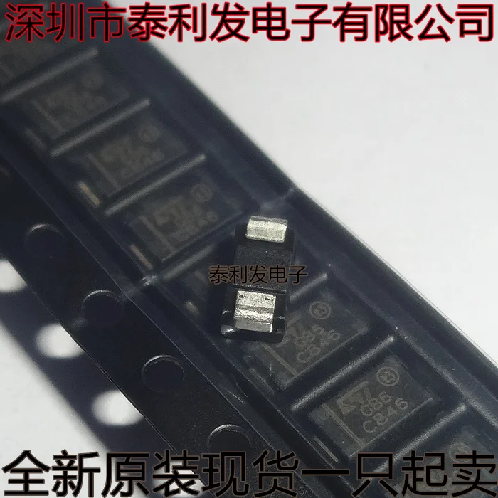 10PCS Imported SMD Schottky Rectifier Diode STPS1L60A Screen Printed GB6 SMA New Spot IC