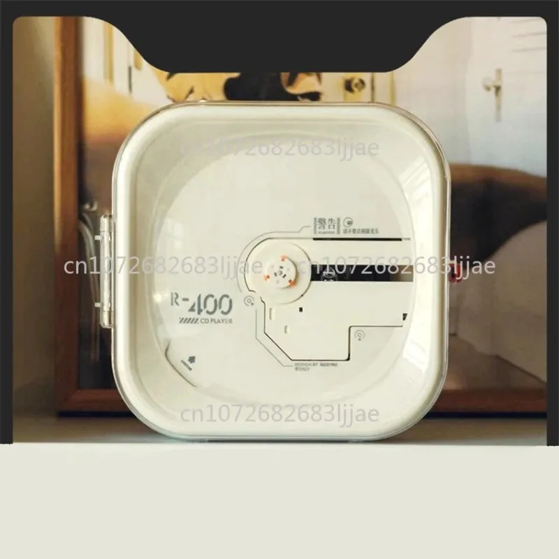

Портативный Hi-Fi CD-плеер R400 в стиле ретро, миниатюрный, с поддержкой нескольких режимов воспроизведения, Bluetooth 5.3, перезаряжаемый, для прослушивания альбомов