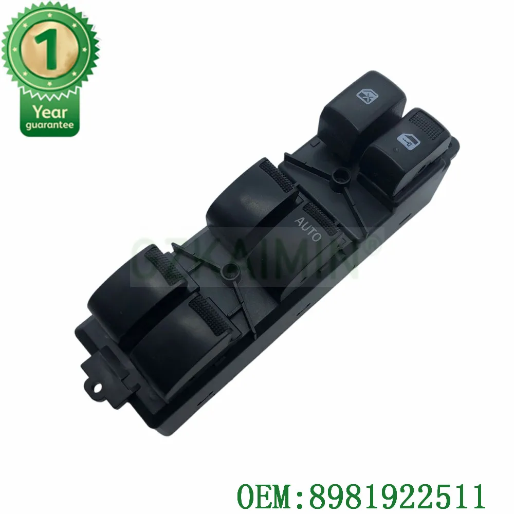 OEM 8-98192251-1 8981922511 FOR ISUZU D-MAX PARTS SWITCH POWER WINDOW 4 DOOR PICK-UP 2012-2019 Auto Window Control Switch