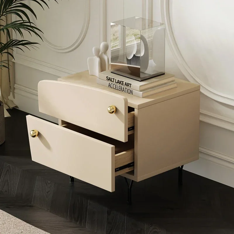 Simple Modern Light Luxury Bedroom Bedside Storage Cabinet Designer Creative Locker