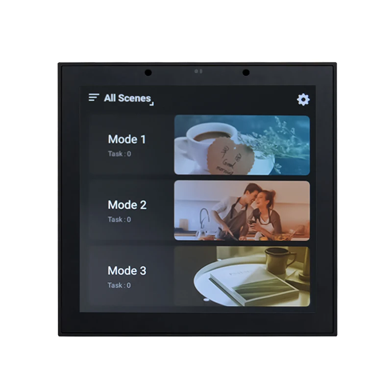 Mini 4 inch Smart TUYA WiFi Bluetooth Touch Screen Home Theater Cinema Digital Stereo Amp USB/TF/FM Audio Music Wall Amplifier