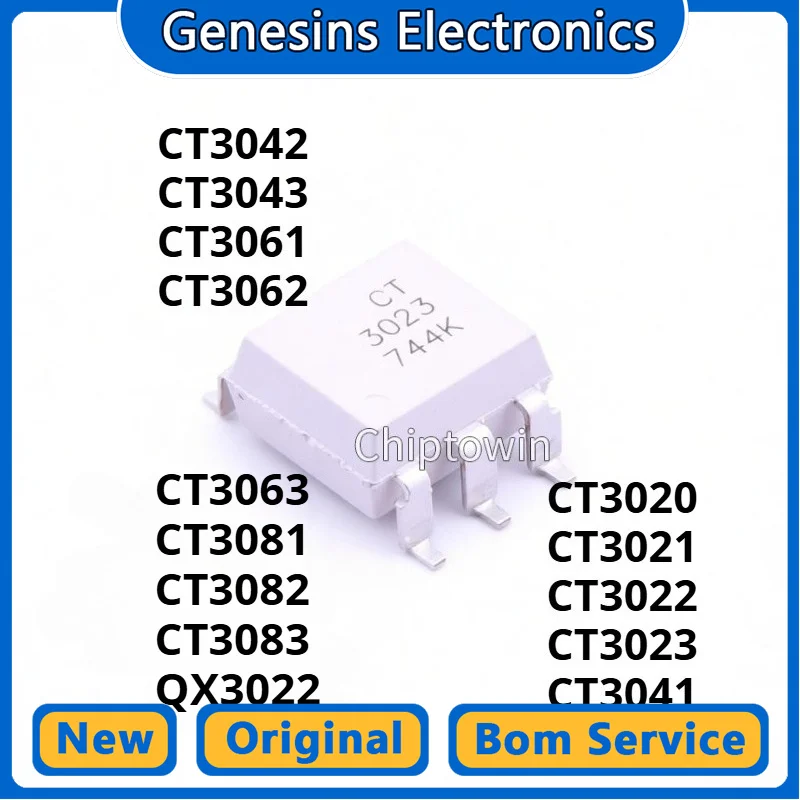 5/50/500 pcs CT3020 CT3021 CT3023 CT3041 CT3061 CT3062 CT3063 CT3081 SOP-6 Optocoupler W7