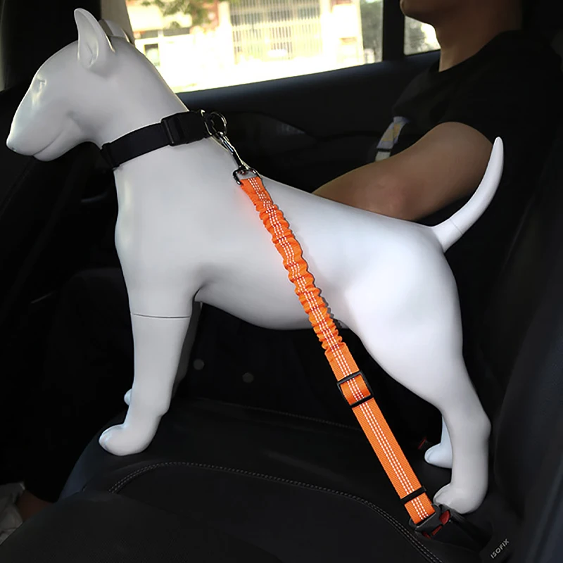 

Elastic Car Dog Leash Reflective Car Dogs Leash Adjustable Elasticity Pet Safety Rope for Small Medium Large Dogs Accessories