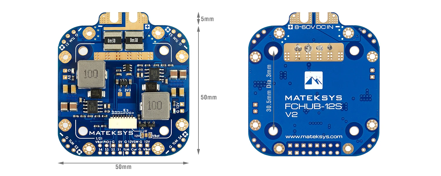 Matek Mateksys XCLASS PDB FCHU - Drone Power Distribution Board avis et prix
