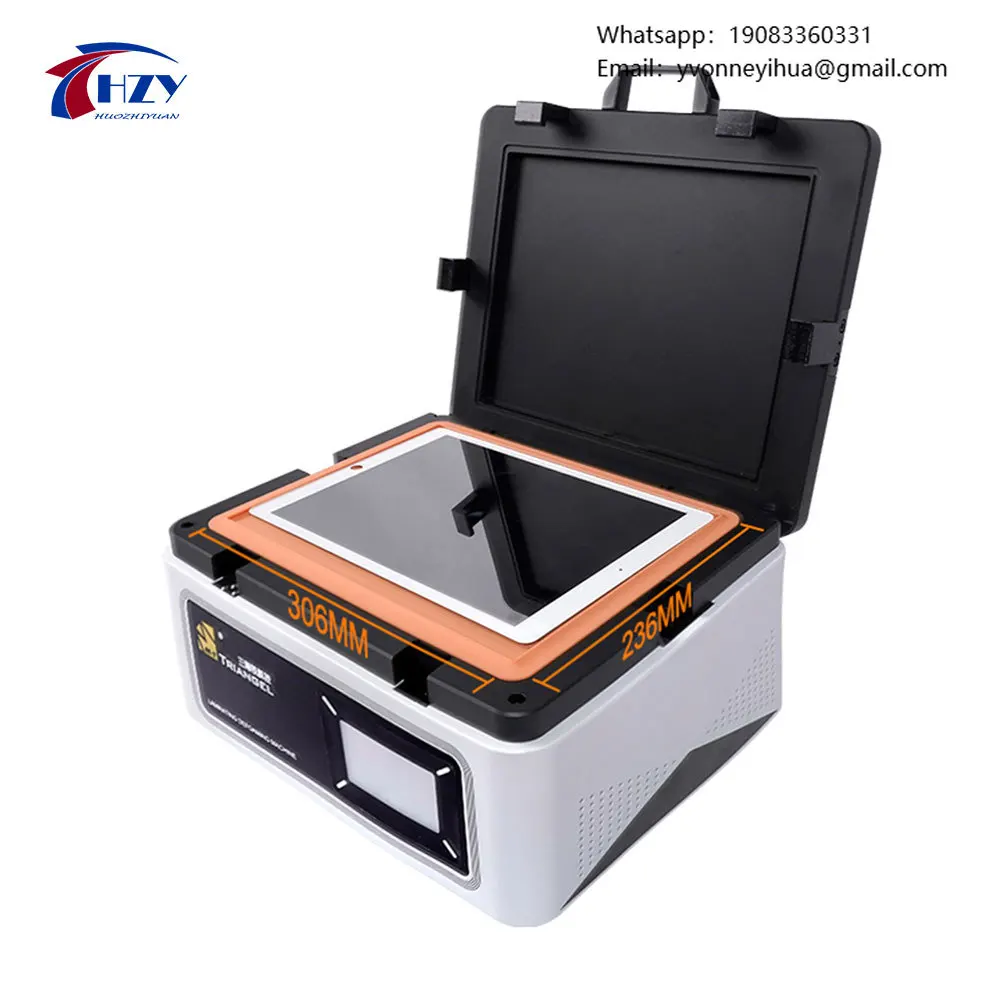

Triangel MT-18 Below 16 Inches Mobile Phone LCD Oca Glass Vacuum Laminating Machine LCD And Bubble Remover For Screen Repair
