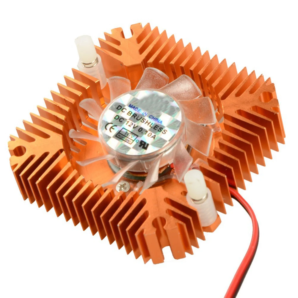 

1PC Aluminum Cooling Fan Heatsink Cooler Fit For PC Computer VGA Video Card CPU Fan