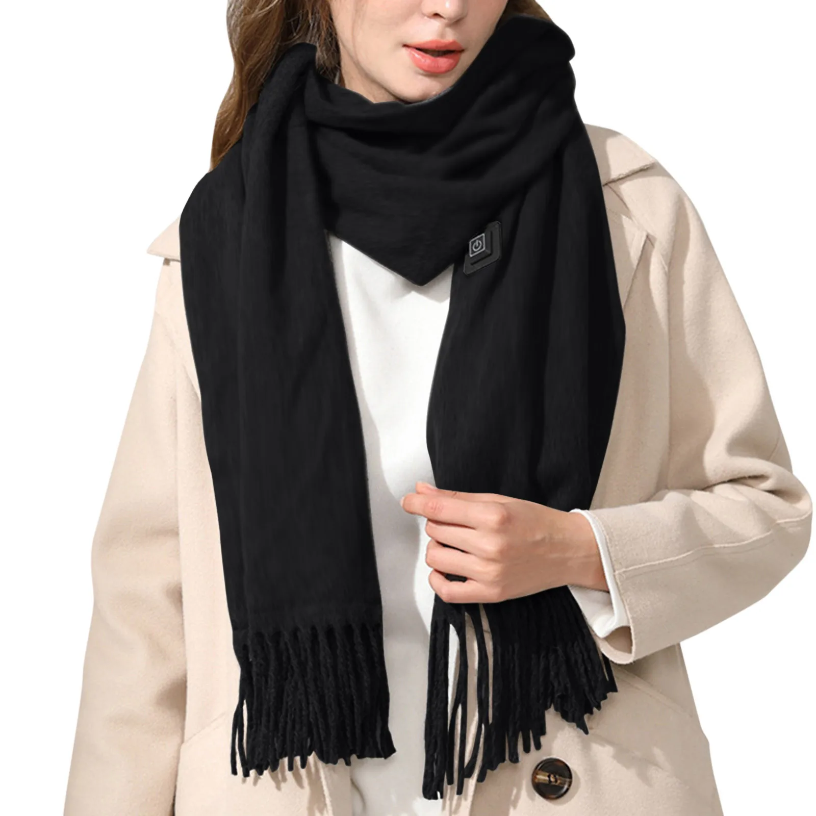 Fashion Cashmere Scarf Shawl Solid Autumn Winter Wrap Warm High Quality Soft Hijab Thick Luxury Classic Women Pashmina